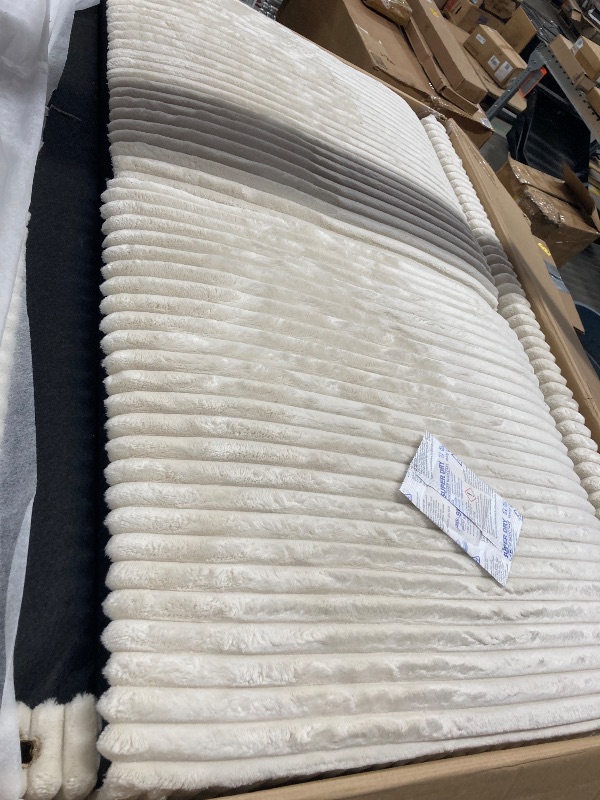 Photo 1 of ***********PARTIAL SET FOR***************118 inch Oversized U Shaped Sectional Sleeper Sofa with Pull Out Couch Bed , Plush Corduroy Convertible Pullout Sofabed with Storage Chaise & Shelves,6 Seater Corner Couches for Living Room Office