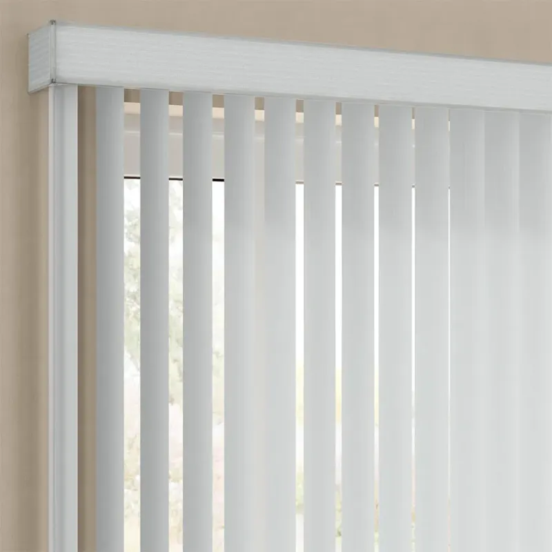 Photo 1 of ****PHOTO REFERENCE***bertical blind headril & valance 3.5 in vertical louvers custom cut