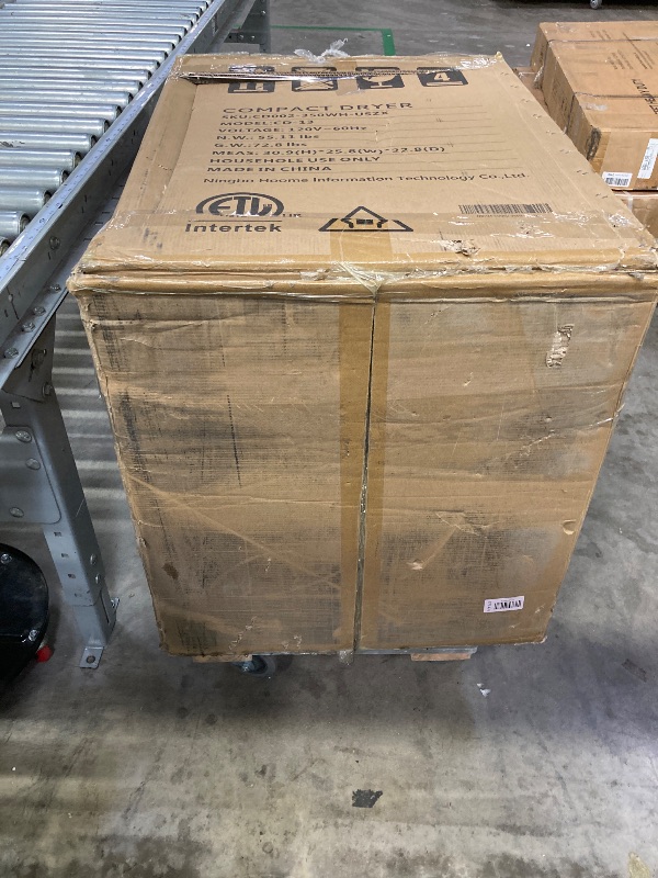 Photo 1 of Portable Electric Compact Stainless Steel Dryer, White