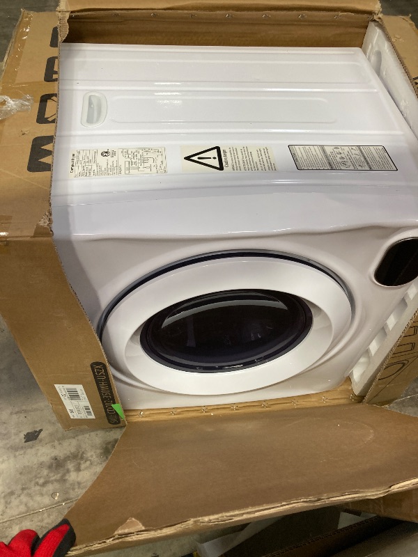 Photo 1 of Portable Electric Compact Stainless Steel Dryer, White