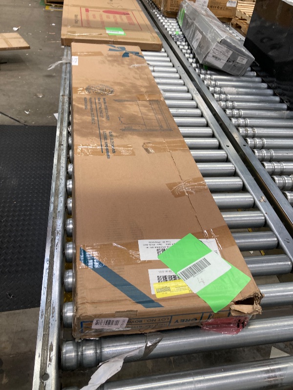 Photo 1 of **HEADBOARD ONLY**Pinmoco Headboard for Full Size Bed with Storage, Linen Upholstered Head Board with LED Light and Charging Station, Gray, Headboard Only