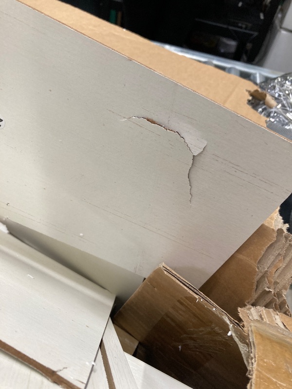 Photo 1 of **********I DON'T KNOW IF THERE ARE MISSING PIECES********* Farmhouse Sideboard Buffet Cabinet with Storage BEIGE 