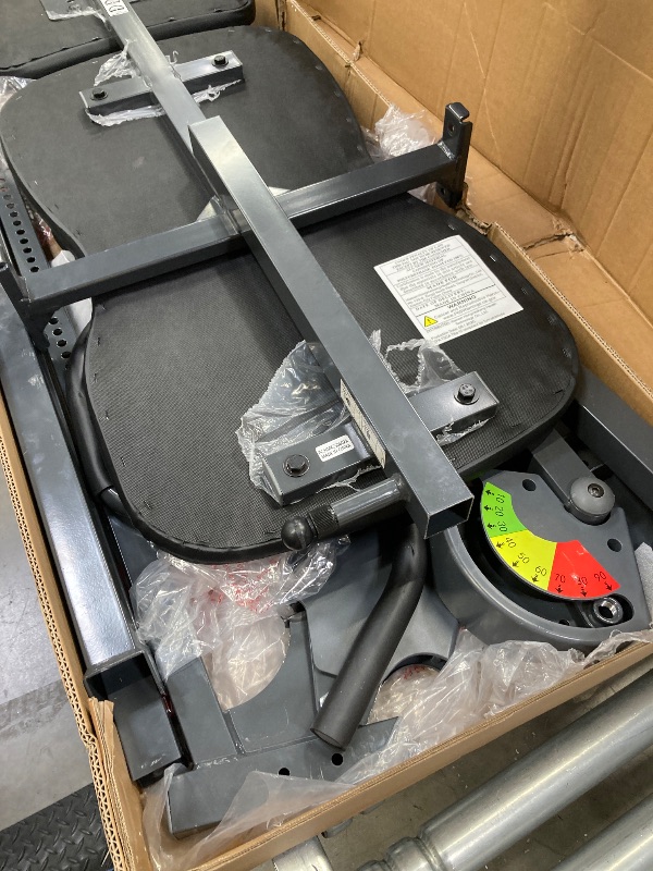 Photo 1 of ***(MISSING PARTS- SELLING AS PARTS ONLY)*** 
CUDOEEAI Model 1 Massage Inversion Table, Folding Heavy Duty and 300 lb Weight Capacity?Inversion Table for Back Pain Relief