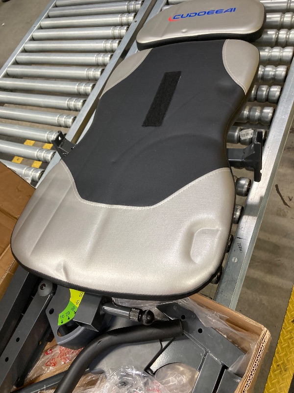 Photo 1 of ***(MISSING PARTS- SELLING AS PARTS ONLY)*** 
CUDOEEAI Model 1 Massage Inversion Table, Folding Heavy Duty and 300 lb Weight Capacity?Inversion Table for Back Pain Relief