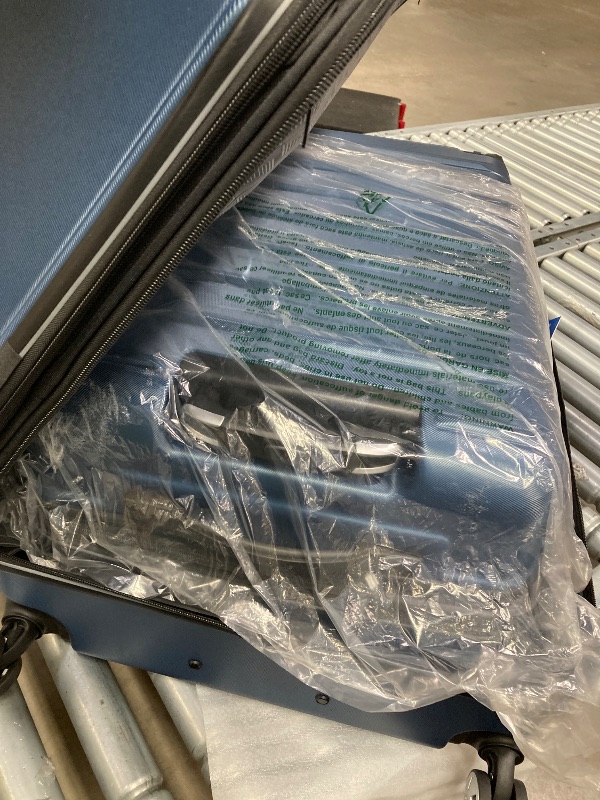 Photo 1 of **LARGE DENT ON BOTTOM OF LARGE LUGGAGE-SEE PICS**Samsonite Omni 2 Hardside Expandable Luggage with Spinner Wheels, 3-Piece Set (19/24/28), Lagoon Blue