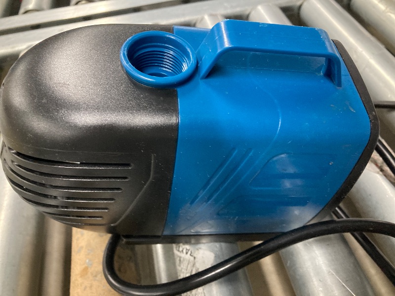 Photo 1 of **MISSING TOP ADAPTER**Uniclife Aquarium 1000 GPH Submersible and Inline Water Pump 80W 10ft High Lift AC 120 V Quiet Return Pump with 10 ft. Power Cord for Large Fish Tanks Pond Waterfalls Fountains Sumps and Gardens