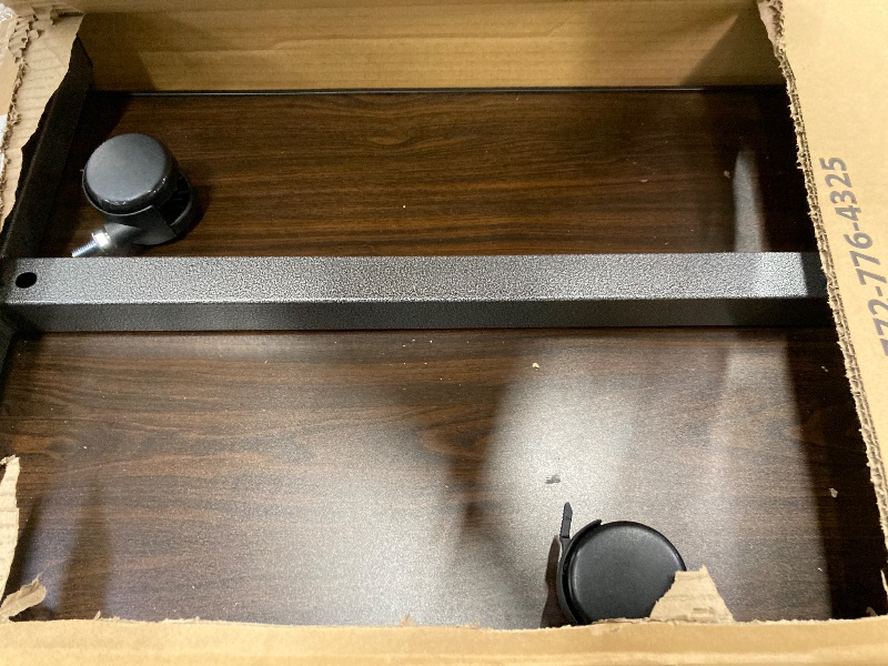 Photo 1 of Medical Overbed Table, Wheels & Adjustable Height - Mahogany Over Bed Table for Home or Hospital**USED**
