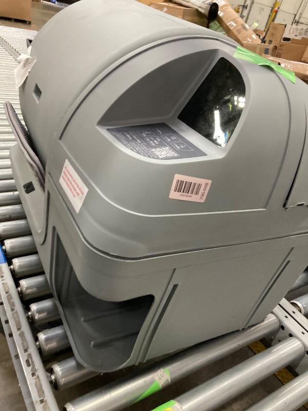 Photo 1 of 100L Automatic Self-Cleaning Cat Litter Box - APP Control, Safe Alert, Smart Health Monitor, Grey