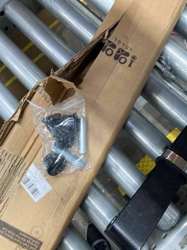Photo 1 of 10L0L Golf Cart Heavy Duty Front 2-Leaf Spring Kit with Bushings & Sleeves for Club Car DS & Precedent 1981-Up, OEM 103628801