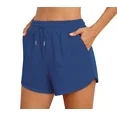 Photo 1 of **RUN SMALL**Asklazy Womens Sweat Shorts with Pockets Cotton Trendy Drawstring Summer Workout Running Casual Lounge Athletic Shorts for Women US Size ROYAL Blue 2XL
