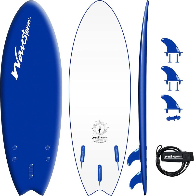 Photo 1 of **NOT IN ORIGINAL PACKAGE**Wavestorm -Foam 5'6" Surfboard NO MISSING PARTS