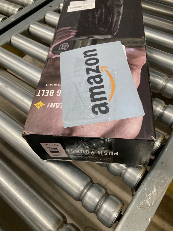 Photo 1 of ***(MISSING PARTS -SELLING AS IS)*** MANUEKLEAR 2-in-1 Weightlifting Belt & Dip Belt with 36.7 IN Rope, Double-Layer Weight Lifting Belts, Powerlifting Gym Weighted Belt for Pull Up Squat