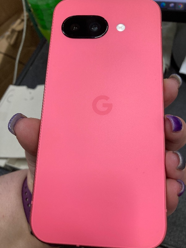 Photo 1 of ***PARTS ONLY*DOES NOT WORK***Google Pixel 9a with Gemini - Unlocked Android Smartphone with Incredible Camera and AI Photo Editing, All-Day Battery, and Powerful Security - Peony - 128 GB***PARTS ONLY*DOES NOT WORK***
