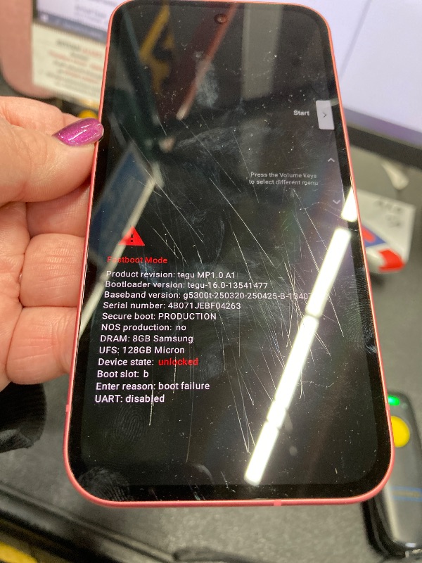 Photo 1 of ***PARTS ONLY*DOES NOT WORK***Google Pixel 9a with Gemini - Unlocked Android Smartphone with Incredible Camera and AI Photo Editing, All-Day Battery, and Powerful Security - Peony - 128 GB***PARTS ONLY*DOES NOT WORK***