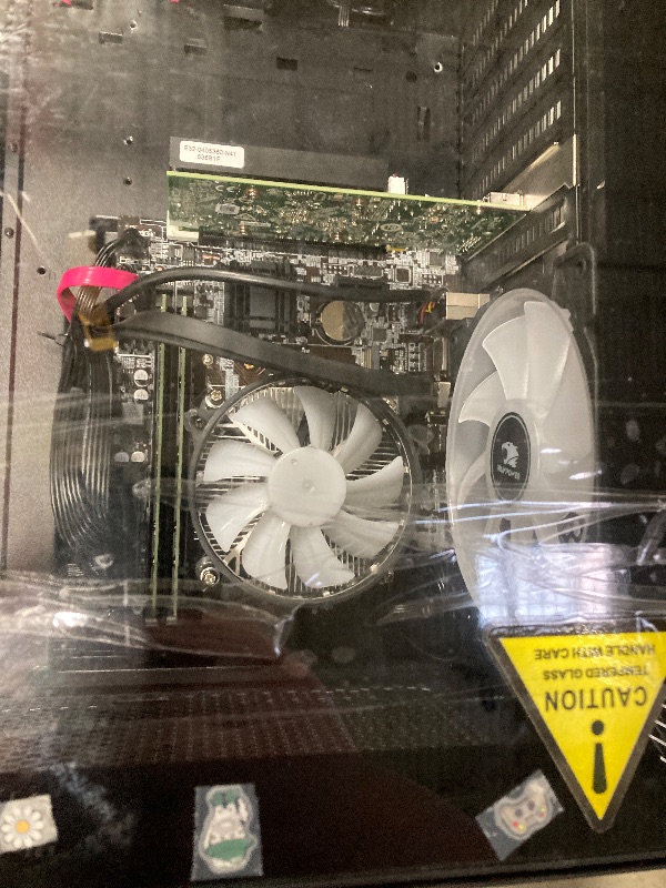 Photo 5 of Foxtec Gaming Desktop Computer, Intel Core i7 up to 3.9GHz, 16GB RAM, 512GB SSD, 2GB GPU, 4x RGB Fan, Fast Wifi, Windows 11 Pro
