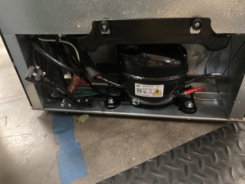 Photo 1 of *** The description is a reference**need clean inside**DEMULLER 2.4 Cu.Ft Small Refrigerator with Freezer Dorm fridge Removable Plastic Shelves Ideal for Home, Office,Dormitory (small)