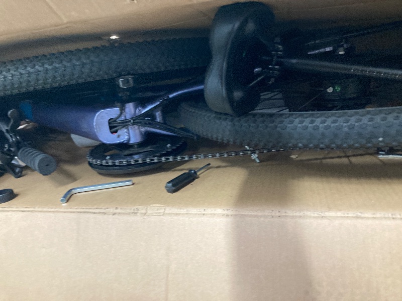 Photo 1 of ***MAYBE MISING PARTS*** MULTIJOY Electric Bike for Adults,36V Built-in Invisible Removable Battery,350W Brushless Motor(Peak 450W) Electric Mountain Bike,26" Tires&Front Fork Suspension,UL Certified 7-Speed