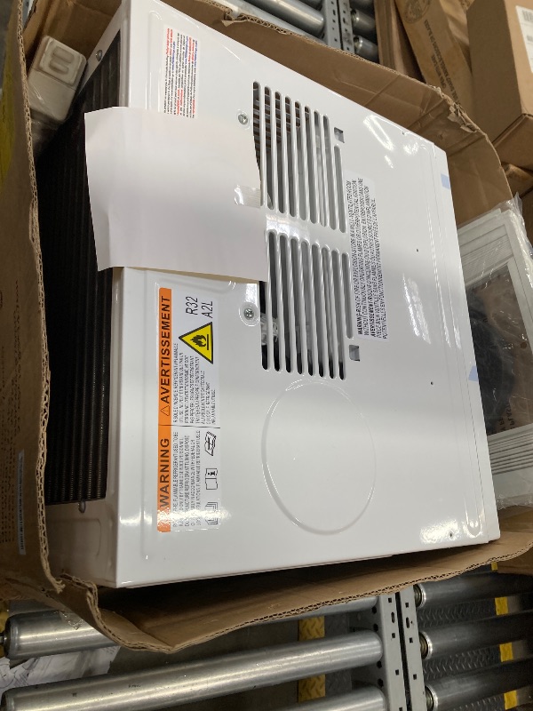 Photo 1 of 10,000 BTU Window Air Conditioner, 115V, Window AC Cools up to 450 Sq. Ft for Bedroom, Living Room, Quiet Operation with Remote Control, 3 Cooling & Fan Speeds, Auto Restart, White