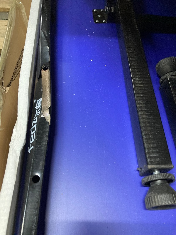 Photo 1 of ***major  damage***Ping Pong Table, 18mm Thick Tabletop Professional Ping Pong Table with Quick Clamp Net and ping Pong Paddle, Tournament Quality, 10 Minute Easy Assembly, Weatherproof Indoor & Outdoor