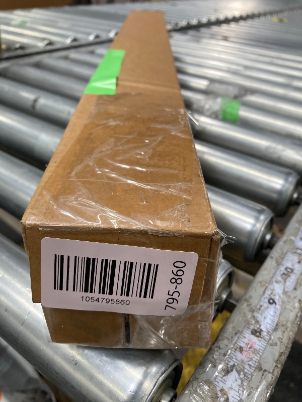 Photo 1 of 1" Rust-Resistant Curtain Rod,Black Curtain Rods for Windows 28" to 48", End Indoor/Outdoor Single Curtain Rod