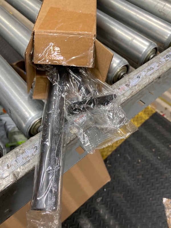 Photo 1 of 1" Rust-Resistant Curtain Rod,Black Curtain Rods for Windows 28" to 48", End Indoor/Outdoor Single Curtain Rod