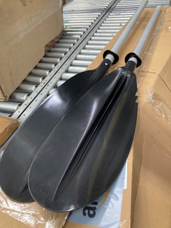 Photo 1 of **PHOTO REFERENCE***Intex 69629E 86" Kayak Paddle: Ribbed Spoon Shaped Blades – Durable Lightweight Aluminum Shaft – Comfortable Grips – 3-Position Feather Adjustability – TUV RL Approved