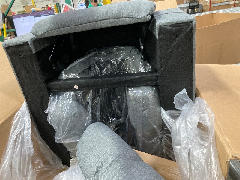 Photo 1 of *****The furniture is incomplete, it is missing the top part, it only has the top part, which will be used piece by piece, it cannot be returned.******Massage Rocker Recliner Chair with Heat and Vibration Ergonomic Rocking Lounge Chair for Living Room Com