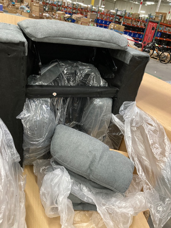 Photo 1 of *****The furniture is incomplete, it is missing the top part, it only has the top part, which will be used piece by piece, it cannot be returned.******Massage Rocker Recliner Chair with Heat and Vibration Ergonomic Rocking Lounge Chair for Living Room Com
