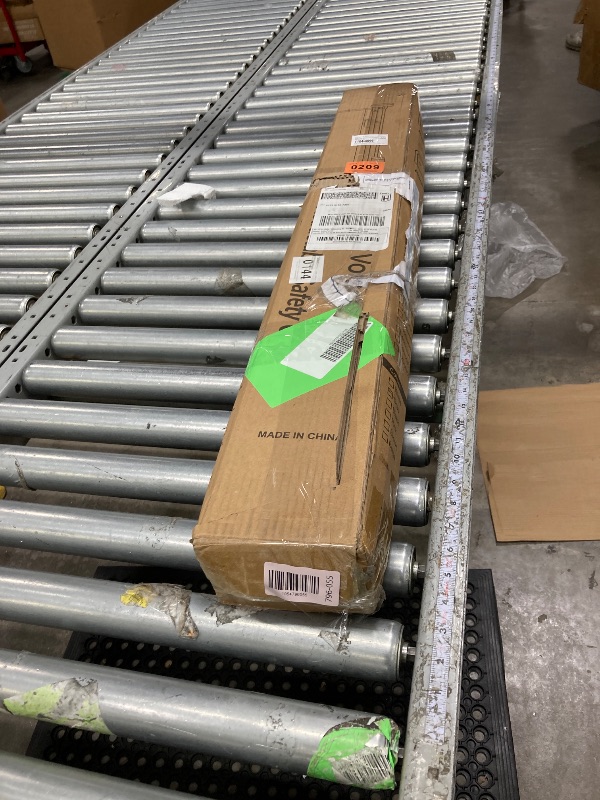 Photo 1 of **used***Vomeast Upgrade 71in Extra Wide Retractable Baby Gates with Support Rods,Prevent Crawling Through Reinforced Dog Gates for Doorways Stairs Hallways(Grey)