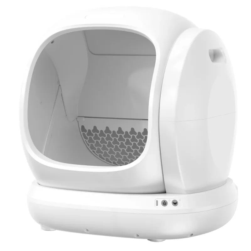 Photo 1 of ****The cat product is used and dirty, and the reason for this is being explained as to why it cannot be returned.**75L Smart Automatic Self-Cleaning Cat Litter Box, APP Control/Integrated Safety Protection,Wh