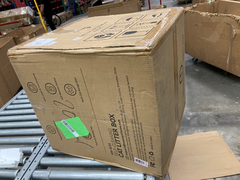 Photo 1 of ****The cat product is used and dirty, and the reason for this is being explained as to why it cannot be returned.**75L Smart Automatic Self-Cleaning Cat Litter Box, APP Control/Integrated Safety Protection,Wh