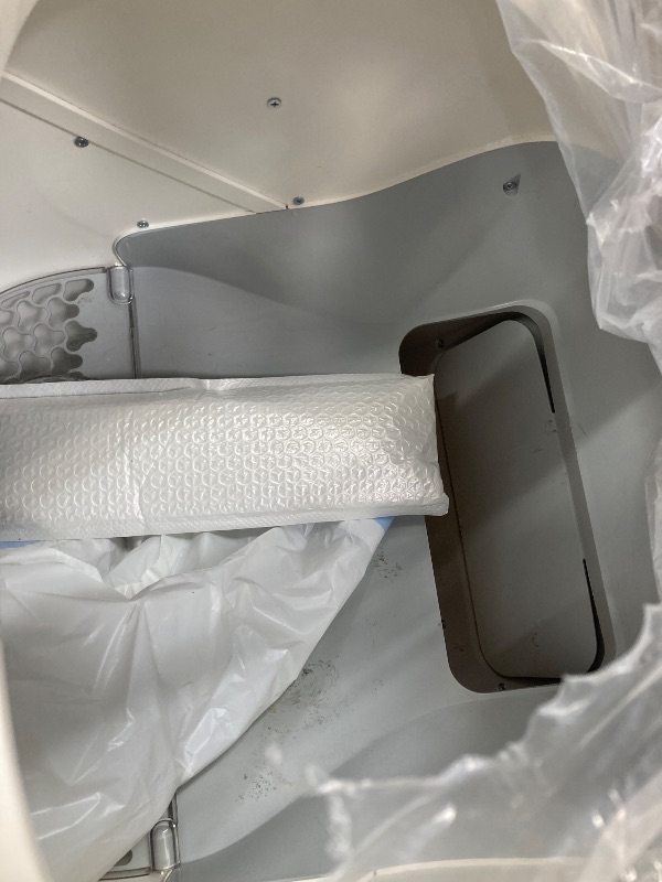 Photo 1 of ****The cat product is used and dirty, and the reason for this is being explained as to why it cannot be returned.**75L Smart Automatic Self-Cleaning Cat Litter Box, APP Control/Integrated Safety Protection,Wh