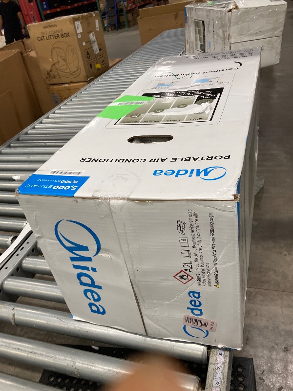 Photo 1 of ***use***Restored Midea 12,000 BTU DUO Portable Air Conditioner With Inverter Technology and Remote Control, RMP14STW, Refurbished
