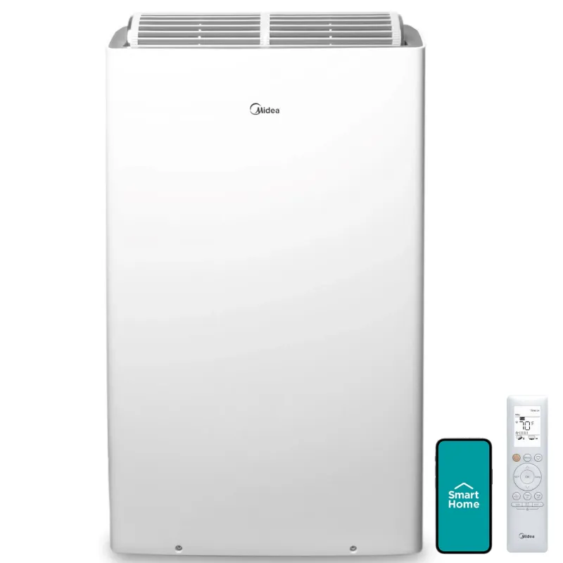 Photo 1 of ***use***Restored Midea 12,000 BTU DUO Portable Air Conditioner With Inverter Technology and Remote Control, RMP14STW, Refurbished