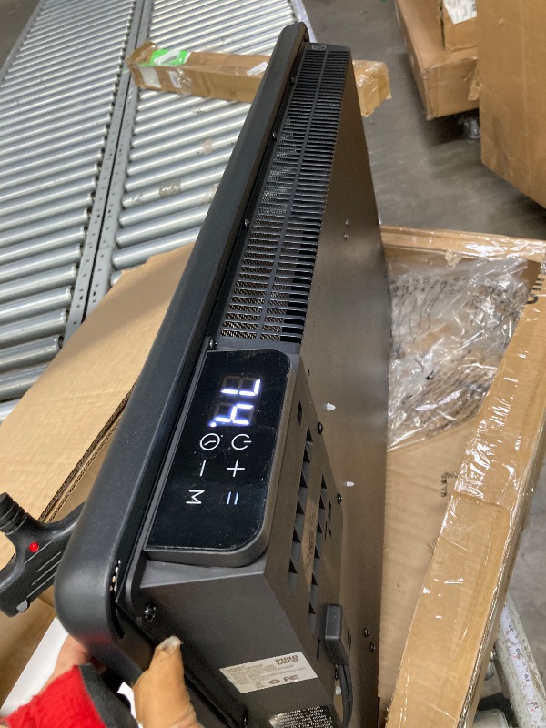 Photo 1 of **used***Philodeco Convection Panel Space Heater, 1500W Portable and Wall Mounted, Indoor Full Room Heater with Intelligent Thermostat, 24 Timer, Remote Control, Child Lock