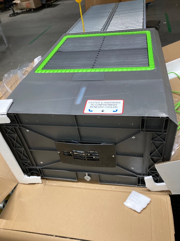 Photo 1 of **it's missing wheels used missing parts ***OEMTOOLS 23969 Swamp Cooler Air Conditioner Portable, 3-Speed Fan, Cools 1600 sq ft, 5300 CFM Mobile Swamp Cooler