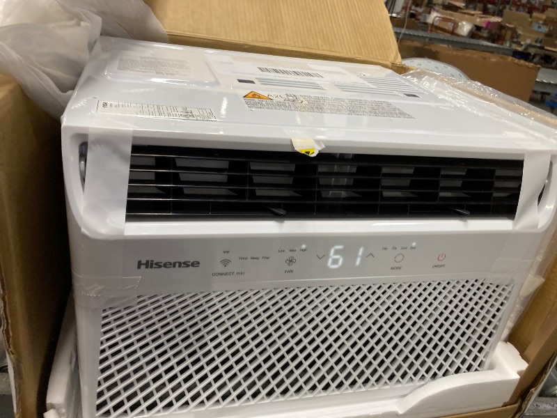 Photo 1 of **used** Hisense 8,000 BTU Smart Window Air Conditioner, 3 modes (Cooling, Fan, Dehumidifier), Easy Installation,Ultra Quiet, 2 Years Warranty
