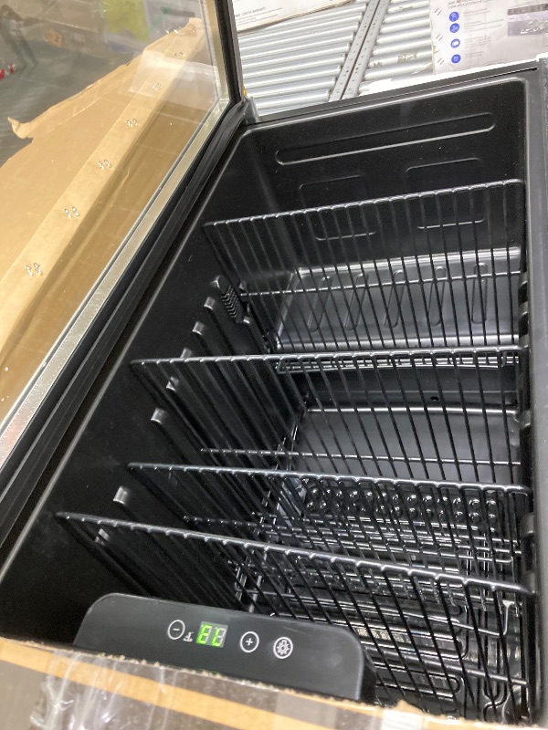 Photo 1 of ***The product is used and was connected and turned on, but it is not known if it works at 100% because it has to be given time to cool down.***Electactic Mini Fridge 130 Can Beverage Refrigerator Cooler, 3.2 Cu.Ft Drink Fridge forSoda Wine Beer, Digital 