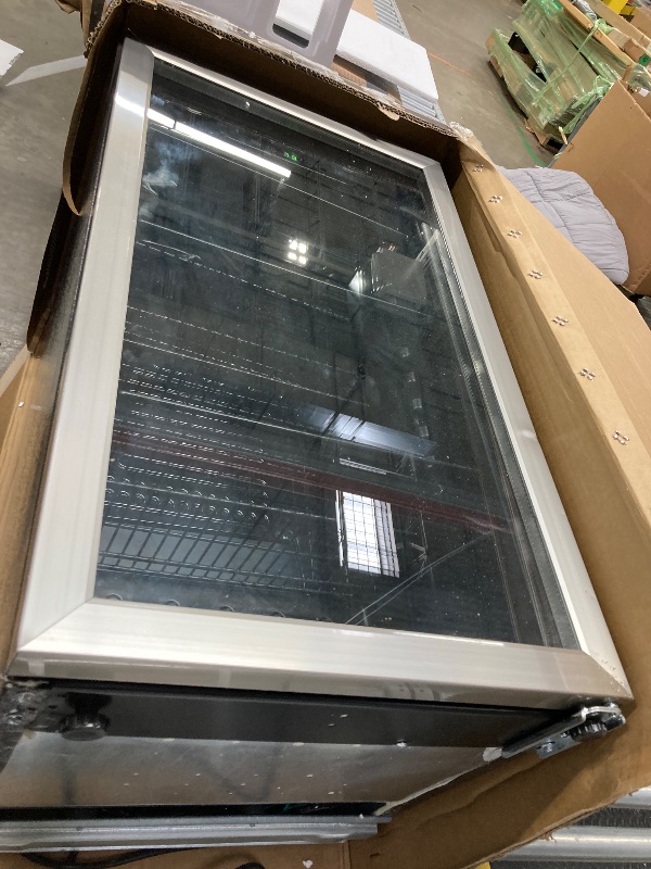 Photo 1 of ***The product is used and was connected and turned on, but it is not known if it works at 100% because it has to be given time to cool down.***Electactic Mini Fridge 130 Can Beverage Refrigerator Cooler, 3.2 Cu.Ft Drink Fridge forSoda Wine Beer, Digital 