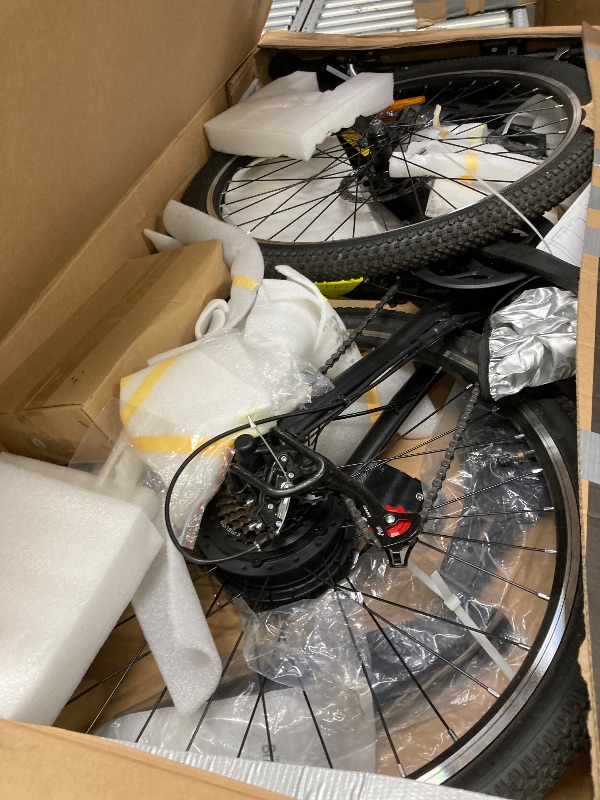 Photo 1 of ***USED MISSING PARTS**** MULTIJOY Electric Bike for Adults,26" E-Bike with 700W Peak Motor 21-Speed,Up to 50 Miles Removable Battery,Front Fork Suspension Dual Disc Brakes,Ebikes for Adults Commute Mountain Beach All Terrain