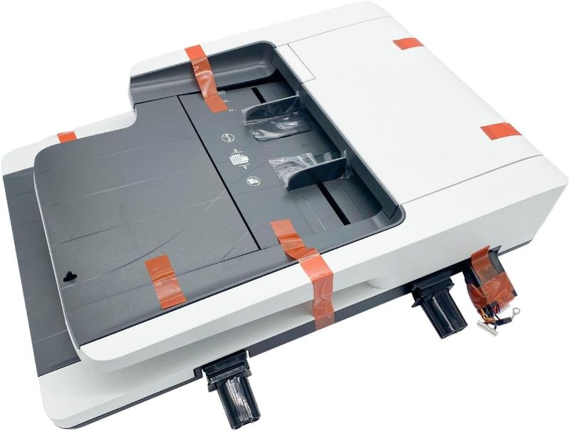 Photo 1 of *THE PRODUCT IS USED, IT WAS TURNED ON BUT IT IS NOT KNOWN IF IT WORKS, THE LIGHT ONLY TURNS ON AND IT IS MISSING PARTS. NO RETURN* Wireless All-in-One Color Laser Printer, Scanner, Copier, Fax, Best-for-Office