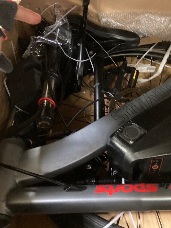 Photo 1 of ****USED ,MISSING PARTS,  FUNTIONTIONAL UNTESTED ******lectric Bike for Adults, 26'' Up to 50 Miles 20MPH Electric Mountain Bike with 48V 430W Removable Battery UL2849 (Grey)
