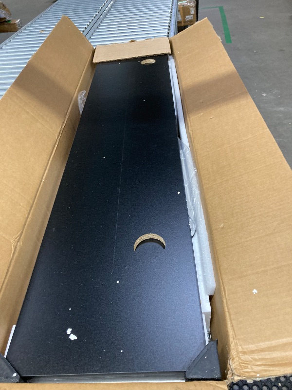 Photo 1 of **  USE,  MISSING PARTS*  edx Electric Standing Desk, Height Adjustable Desk, 55 x 24 Inches Ergonomic Stand up Desk with Memory Preset and T-Shaped Metal Bracket for Home Office