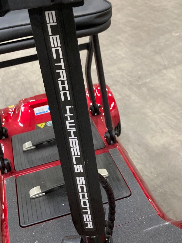 Photo 1 of ***(MISSING KEY, SELLING AS IS )***
SACVON Ultra Lightweight Mobility Scooter for Seniors,43Lbs Aluminum Electric Wheelchair,Lithium Battery,Suitable for Travel, Red ***(SOME SCUFFS/SCRATCHES, NOT IN BOX)***