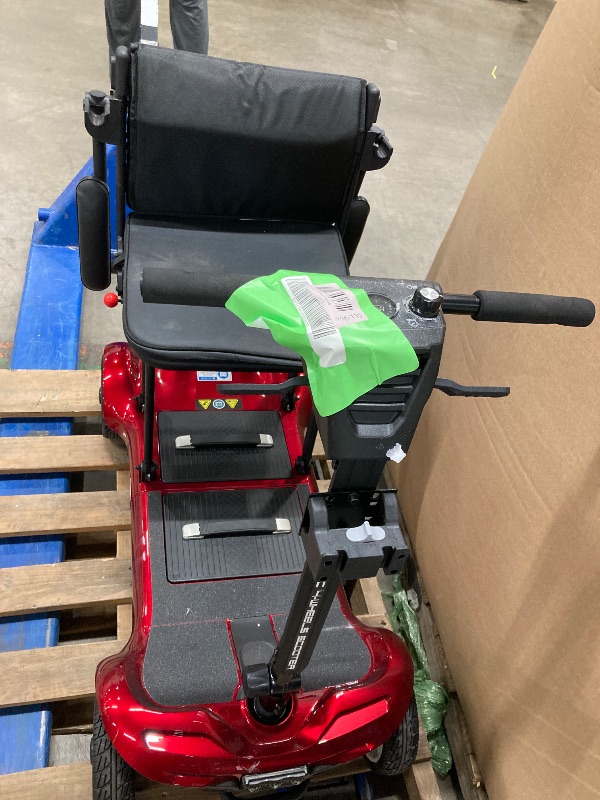 Photo 1 of ***(MISSING KEY, SELLING AS IS )***
SACVON Ultra Lightweight Mobility Scooter for Seniors,43Lbs Aluminum Electric Wheelchair,Lithium Battery,Suitable for Travel, Red ***(SOME SCUFFS/SCRATCHES, NOT IN BOX)***