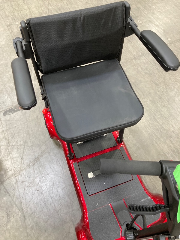 Photo 1 of ***(MISSING KEY, SELLING AS IS )***
SACVON Ultra Lightweight Mobility Scooter for Seniors,43Lbs Aluminum Electric Wheelchair,Lithium Battery,Suitable for Travel, Red ***(SOME SCUFFS/SCRATCHES, NOT IN BOX)***