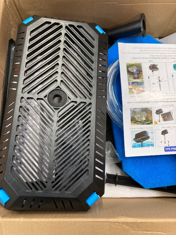 Photo 1 of ***(PARTS ONLY -SELLING AS PARTS)***
Antfraer 30W Solar Pond Filter with Water Pump,Solar Pond Pump with 6.6FT PVC Tubing/ 16.5FT Cord, Pond Filter for Outdoor Garden Waterfall DIY Water Features