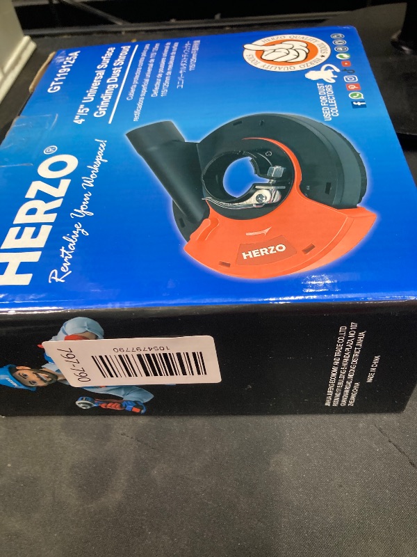 Photo 1 of ***Partial set*****

HERZO Dust Shroud for Angle Grinder 4/4.5/5 inch Universal Surface Grinding Shroud (125MM)