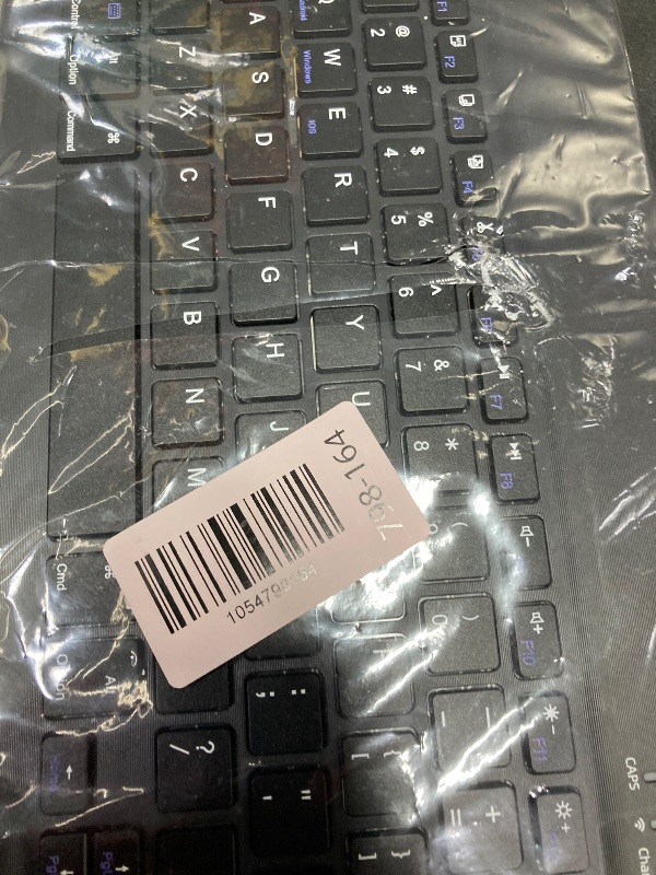 Photo 1 of ****Partial set***

Aolemoa Bluetooth Keyboard & Mouse Combo, QWERTY Layout, 10 inch Ultra-Slim Wireless Keyboard, Lag-Free, Silent Keyboard Compatible with iPhone iPad Computer Tablet Keyboard (Black)