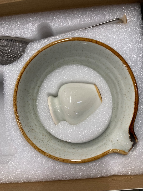 Photo 1 of ***(MISSING PARTS -SELLING AS IS)***
Taruzil Matcha Whisk Set with Matcha Bowl, Scoop, Sifter, Unique Gifts for Women Men Girl Friend Home Kitchen Decor Gifts for Christmas, Birthday, Halloween